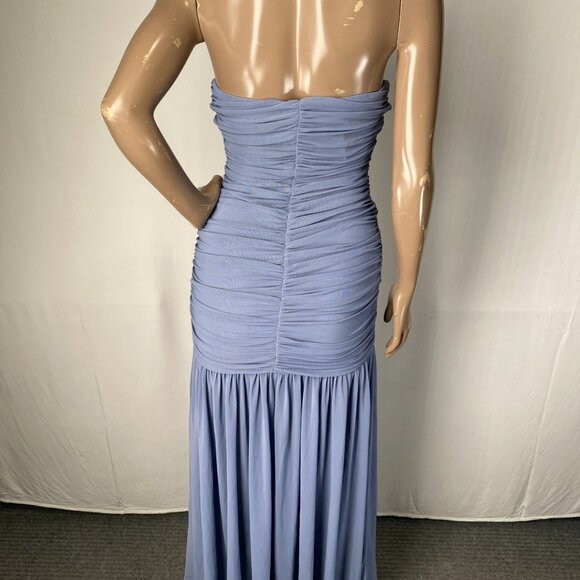 Bardot “Solana” Gathered Mesh Strapless Maxi Dress – Size 2 (NWT) - Picture 7 of 10